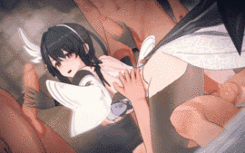 【巨乳 黑丝 群P 口交 中出】新作--?好好服侍各位姥爷~? 『 镇海_改装-ROC Chen Hai_Retrofit-碧蓝航线-Azur Lane』