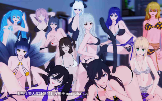 【3D日式SLG 动态 幻想 后宫 男主 机翻】黑暗与光明世界的线索 Dark and Light Thread of the Worlds [v0.10] 2.25gb