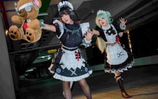 (免费)ZinieQ (ジニ) and Tiny Asa アサ - 科琳・威克斯与埃伦・乔 - 《星穹铁道》4K [21P]