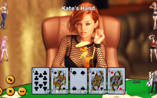 【3D欧美SLG 动态男主 脱衣 机翻】我亲爱的日记：脱衣扑克5 My Dear Diary: Strip Poker 5 [v0.6] 460MB