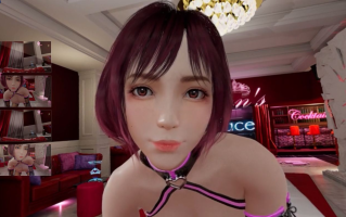 VR视频 meta003 现役虚拟偶像次元爱莉的浓厚调情黑丝痴女甜美贴身不间断榨精Play ！