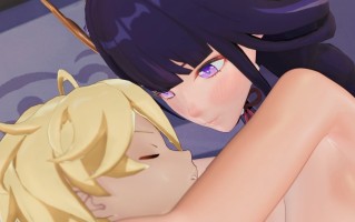 原神 雷电将军 ZAOOAZ 作品  呆萌3D  配音 