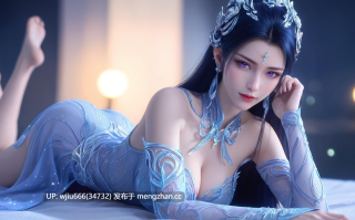 AI图包  墨迹-叶婵宫4K