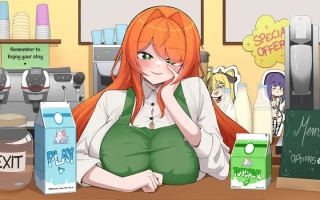 更新【经营SLG/互动养成/全动态】母牛咖啡厅（Cowgirl’s Café）Build.16838641 STEAM官中【1.30G】