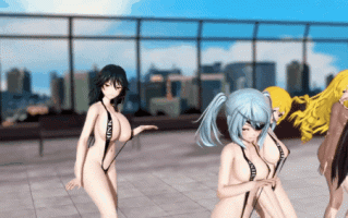 【巨乳 黑丝 跳舞 腰振 乳摇】新作-篠之之箒x西西莉亞x夏綠蒂·迪努亞x蘿拉·博德維希x織斑千冬 - WANNABE【Infinite Stratos】