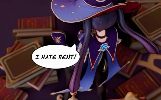 原神莫娜做委托遭遇丘丘王