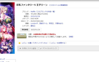 [250228]  PC ADV 生肉  [6.3G] 巨乳幻想5 王子リーン   巨乳ファンタジー5 王子リーン