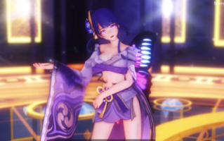 M21-0187 #lwlwlw2008 #雷电将军  #布洛妮娅 #mmd #纯舞 #蝴蝶cos  #蝴蝶批