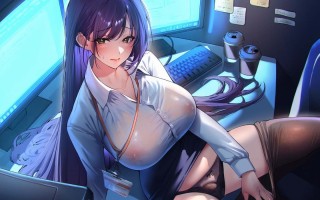 【负责性处理的前辈是敏感杂鱼🤣】RJ01374089【山田じぇみ子】性処理サポート課の陸丘さん！ ～クールな先輩はイキ過ぎて仕事にならない雑魚マ〇コでした。～