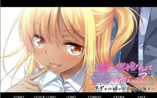 [ADV汉化] 对妹妹欲情不是变态吗？黑辣妹妹妹调戏哥哥 AI汉化版500M电脑