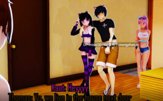 12.- Izumi and Shiro Meet Their New Neighbours [Strip and Sex] [e]