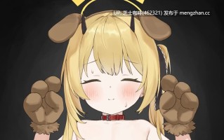 2D动画  穿着小蜜蜂套装的少女