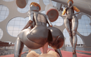 [3D/同人动画/机娘]Tyviania大佬原子之心战败双子姐妹之后被上，双子姐妹花反被大屌哥们反杀插到高潮