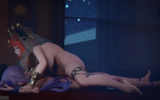 原神妮露发现了刻晴的大宝贝