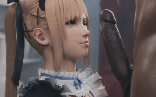 [3D/无修/CV] lewdgazer：玛莉萝丝 性感女神女仆装口交侍奉颜射吞精 【654MB】