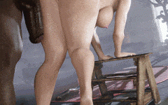 【3D动画/AXENANIM】 25.08月新作：艾薇 丰满肥臀御姐黑色巨根后入爆肏 [403M]