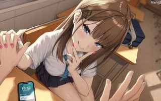 和佐伯前辈一起放学后练习亲吻❤