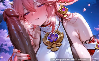 【2d图包】原神-八重神子160p  看到雷神一脸享受的样子，神子也找到路人男想要尝一下巨根的滋味，经典爆炒结局