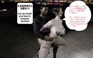 [3D动画/NTR/VAM] 南辕北辙：绿帽一家4 巨乳黑丝妈妈在儿子面前被黑人留学生中出播种 [1.5G]
