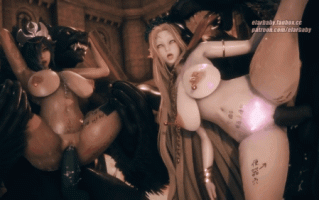 【群P 巨乳 爆操 喷潮 中出 淫纹】新作-Demons invade