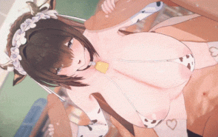 碰到极品乳牛，拼尽全力也无法战胜💕