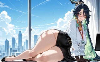 [图集]原神 闲云ⅠXianyun: Office Arrangement 502P