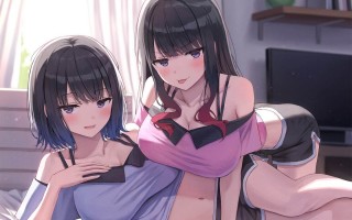 RJ01345253【みもりあいの】【全編ぐっぽり耳奥舐め】耳舐め発情ウイルス「ミミナメンザ」～耳舐め欲求が止まらなくなるウイルスに感染した気だるげダウナー系双子に毎日ぐっぽり耳奥犯される日常2～