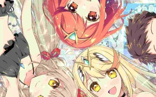 (C104)[わつき屋 (わつきるみ、結城成)] RE_COLORS!#05 彼女が水着にきがえたら楽園にいちばん近い島! (ゼノブレイド2、ゼノブレイド3) [DL版]。