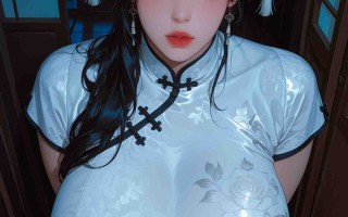 【高清AI/萌盘】white+rose+cheongsam