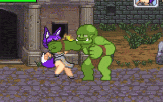 【日式ACT中文像素动态】魔物少女征服记 兽人战士篇 Monster Girl Conquest Records Battle Orc 官中步兵版【292M】