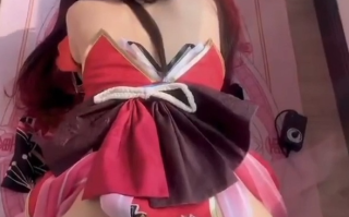 cos花火炮机自慰🔖 #武汉kk #兔三岁 🏷️ #白虎 #萝莉 #花火 #cos 