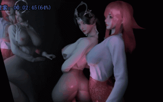 【黑丝 巨乳 后入 3P 中出】新作-柳神八重神子双人舞啪