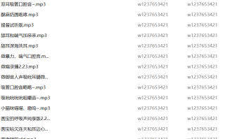 Flora圆圆中文音声合集【4.5G】