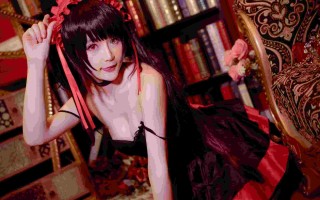 yui金鱼 时崎狂三cos 黑丝+旗袍+内衣 35P