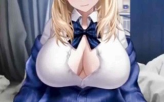 2D动画   巨乳学妹正常位内射