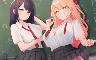 RJ01327381【山田じぇみ子】 童貞を弄ぶJKコンビを返り討ち クール系ドSギャル&エッチ大好き奔放ギャル