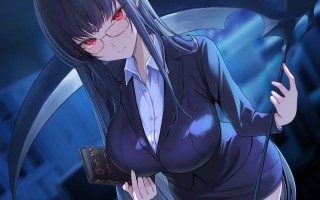 RJ01418276【藤村梨央】真夜中のオフィス、死神と出会う。【KU100】