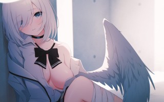 与天使后辈在孤寂世界的相互依存sex~【逢坂成美】