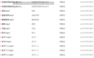 想睡觉中文音声合集【854M】