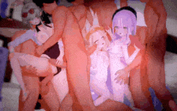 新作-茶话会の海滩乱交大会（blue archive）