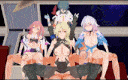 #崩铁 #原神 #女角色 崩铁、原神多角色群P