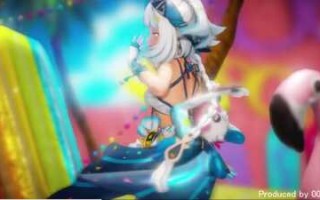 【MMD】原神 玛尼拉裸舞（染上你的颜色）（约3分半）