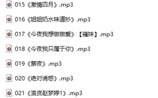 【淫词艳曲/十五部合一】【MP3版】【中文】【11-25】