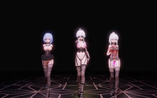 【MMD/300M/拘束/捆绑】MIKU&HAKU-Genie-bondage