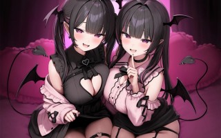 RJ01540213【御崎ひより】 【雲八はち】双子病みかわサキュバス 