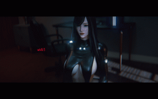 【3D动态动画】【R2 Studio】杀戮都市 巨乳玲花欲求不满的来家里诱惑我爆肏她【日语配音】【150M】