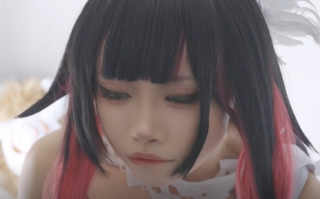 原神cosplay：羽衣cos少女骑乘位狂草丘丘人