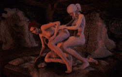 新作-Triss and Yennefer turned Ciri into a futa and enjoy hot threesome orgy (p1)