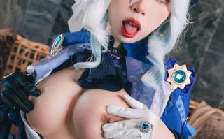 浵卡ToKar  芙宁娜Cos掰穴鉴赏极品阴户 美妙少女酮体