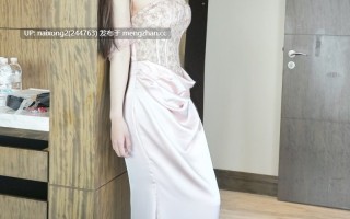 梨霜儿 - R18 秀人模特 浅粉礼服下的诱惑 4K [106P-1.01G]